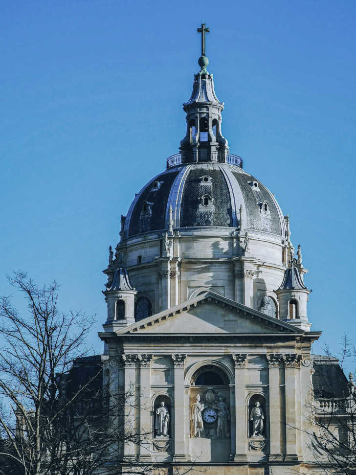 De Sorbonne in het Quartier Latin